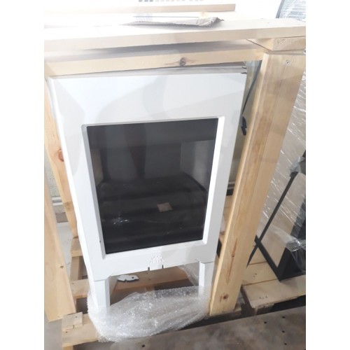 WYPRZEDAŻ !! Jotul F 163 Żeliwny piec Biała emalia 351272 OBDARTY !!